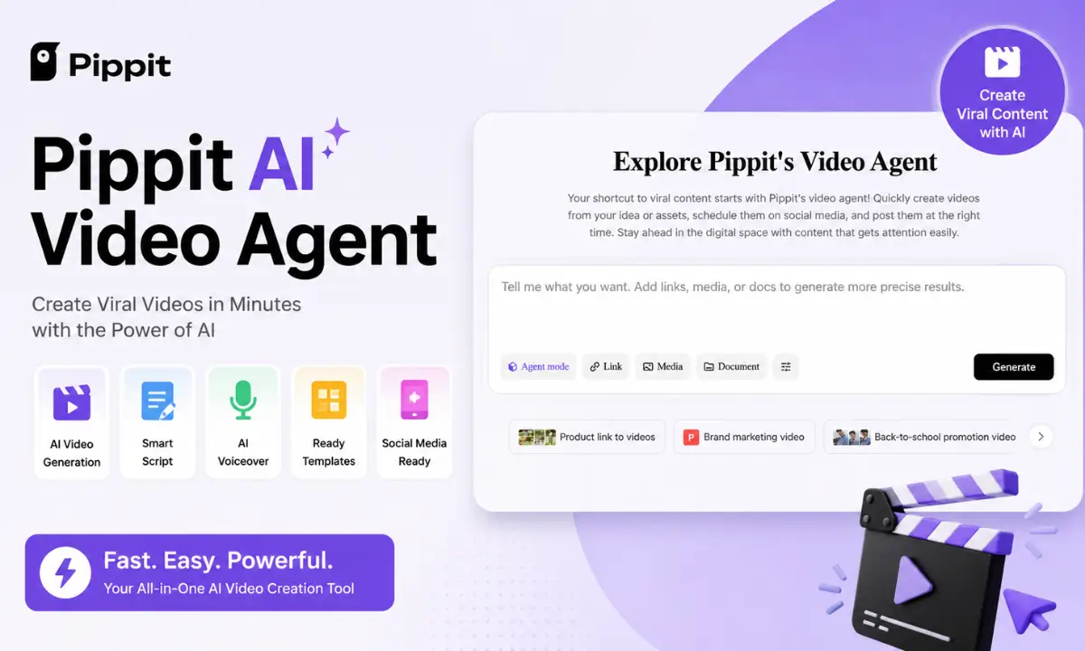 Pippit AI Video Agent